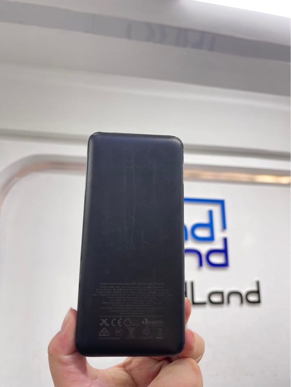 Sạc dự phòng Anker Power Bank - Model A1383 - 20.000mah - Màu đen - Ngoại hình 97% - Body