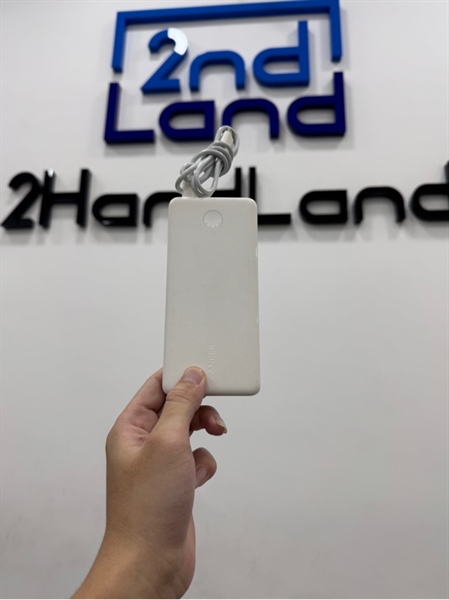 Sạc dự phòng Anker PowerCore III Sense Slim 10000mAh PD A1231 - Màu trắng - Ngoại hình 97% - Kèm sạc + Túi đựng