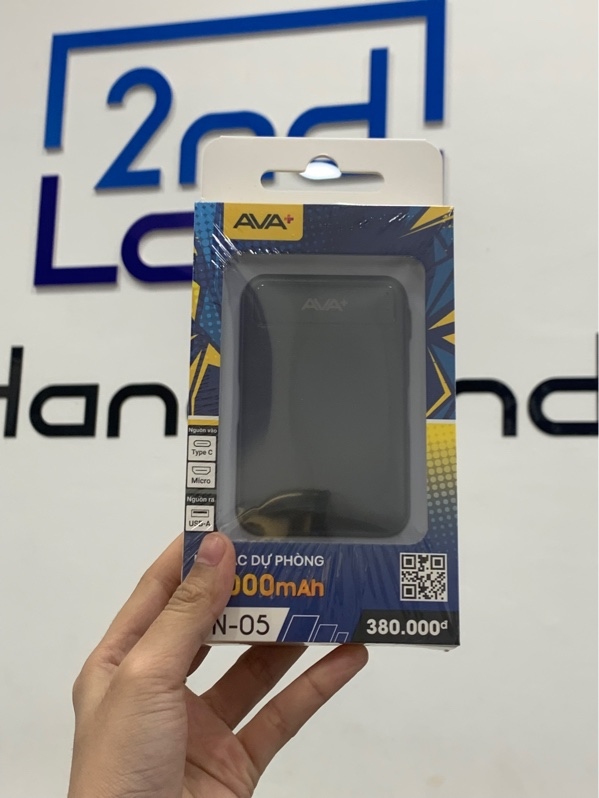 Sạc dự phòng AVA - 10.000mah - Màu đen - New seal