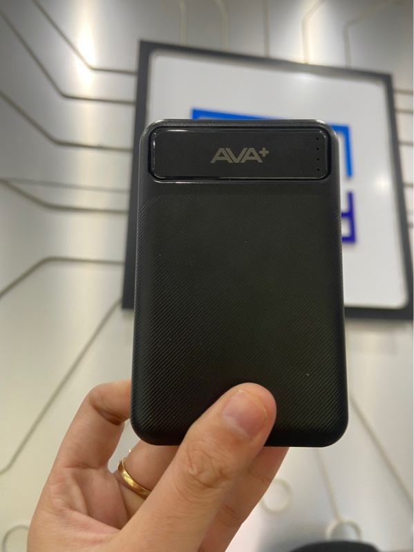 Sạc dự phòng AVA+10000mAH - Màu đen - Ngoại hình: 98% - FullBox