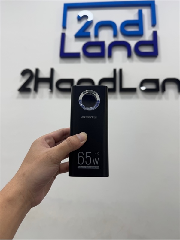 Sạc dự phòng PISEN Pro Digital PowerLap PD65-3 30000mAh - 65W LS-DY100 - Màu đen - Ngoại hình 97% - Body