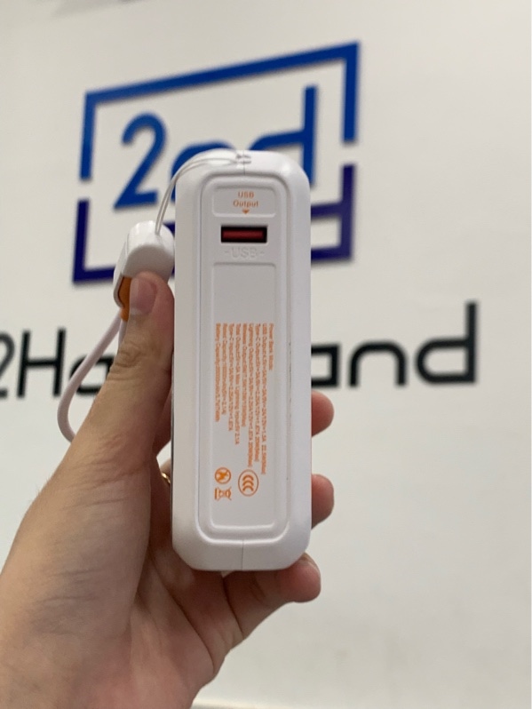 Sạc dự phòng Techzone tz13 - 20.000mAh - 22.5w - Màu trắng - Ngoại hình: 98% - Fullbox