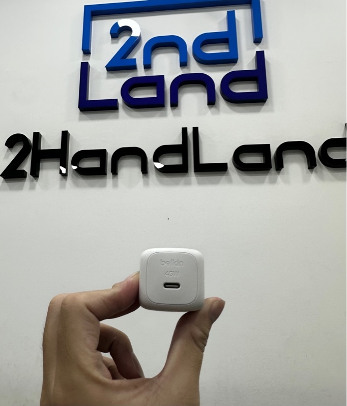 Sạc nhanh Belkin 45W 1 cổng USB-C PD/PPS Model: WCA013dq - Màu trắng - Ngoại hình 97% - Body