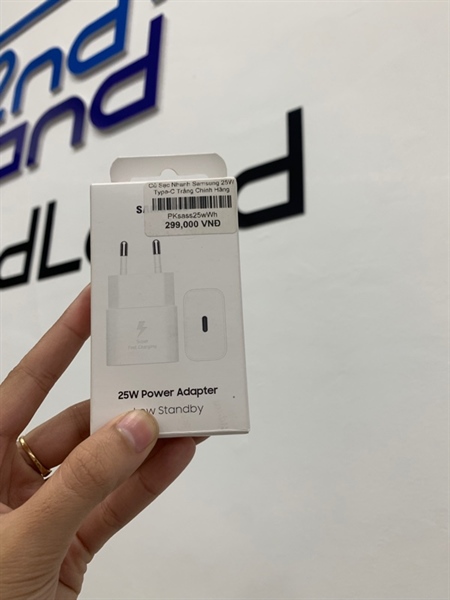 Sạc Samsung 25W Type C - Màu trắng - Ngoại hình: 98% - Box
