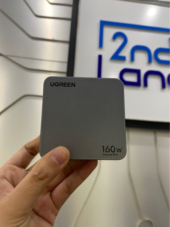 Sạc Ugreen Nexode Pro 160W 4-port gan X763 - Màu xám - Ngoại hình: 98% - Body