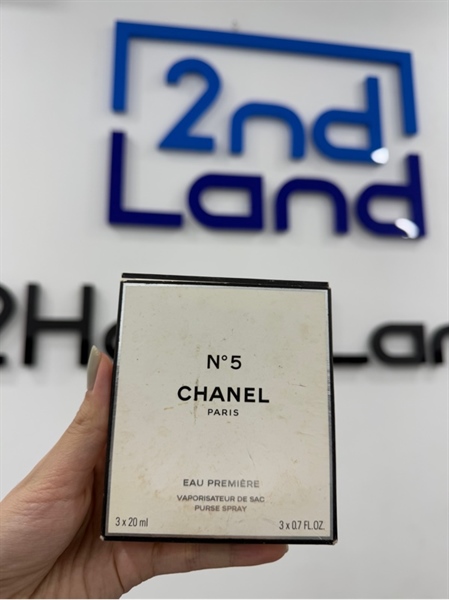 Set 3 chai nước hoa Chanel No5 Eau Premiere - EDP - 20ml x3 - Box