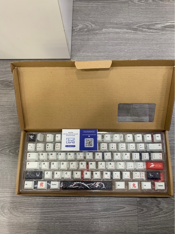 Set keycap anime yuki aim cherry profile PPT - Màu trắng - Ngoại hình: 97% - Box