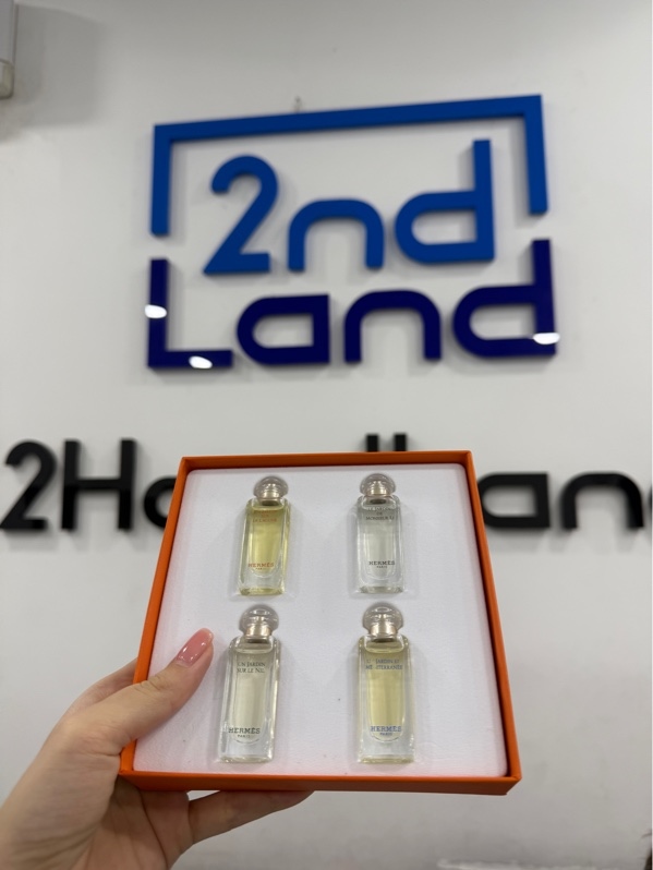 Set nước hoa mini Hermès Jardin Collection - 4 chai 7.5 ml - Kèm box