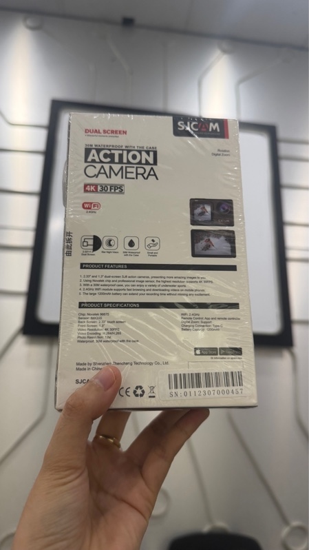 SJCAM S8 4K - Màu đen - Newseal
