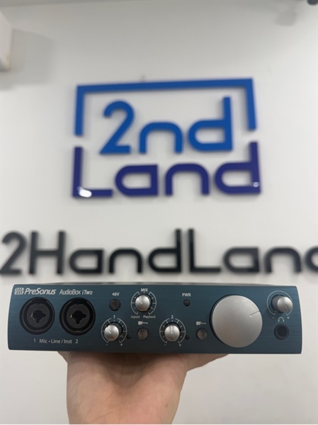 Sound Card AudioBox ITW0 - Màu xanh - Ngoại hình 98% - Kèm Box 1