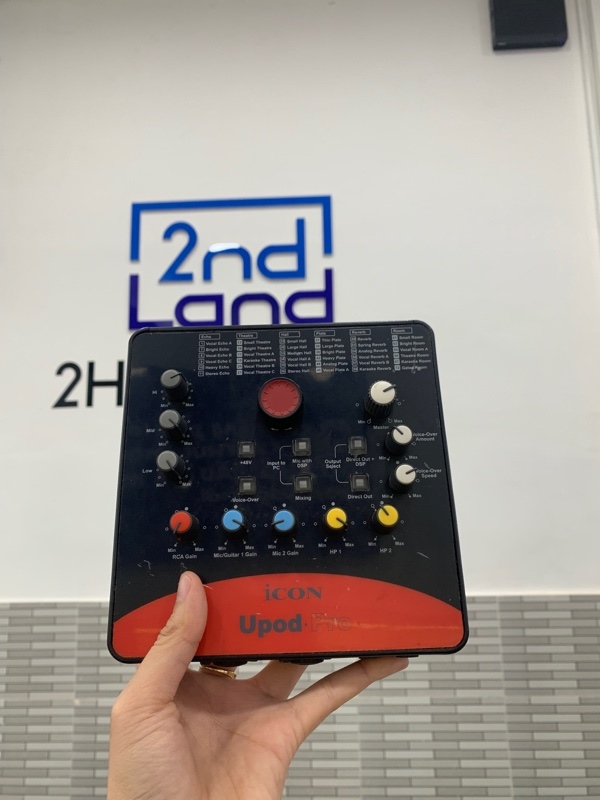 Sound card Icon Upod Pro - Màu đen - Ngoại hình: 97% - Kèm nguồn