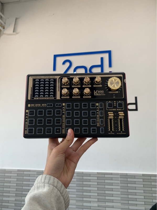 Sound card K300 PRO MAX - Màu đen - Ngoại hình: 98% - Fullbox