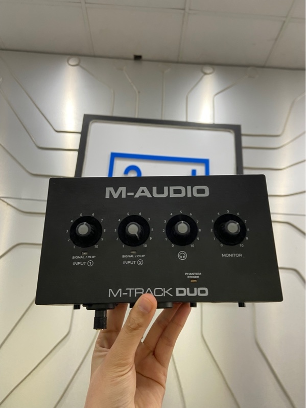 Sound Card M-Audio M-Track Duo - Màu đen - Ngoại hình: 98% - Body