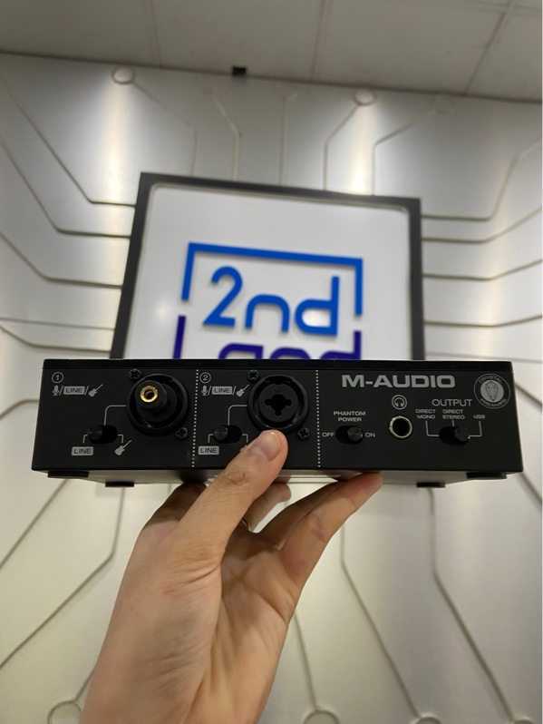 Sound Card M-Audio M-Track Duo - Màu đen - Ngoại hình: 98% - Body