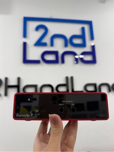 Sound card Scarlett Solo gen 3 - Màu đỏ - Ngoại hình 98% - Kèm Box , 1 dây usb-c 2