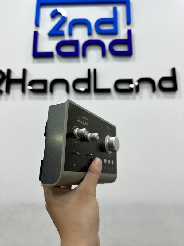 Soundcard Audient iD14 MK 1 - Màu xám - Ngoại hình 97% - Trầy - Kèm nguồn + Dây kết nối