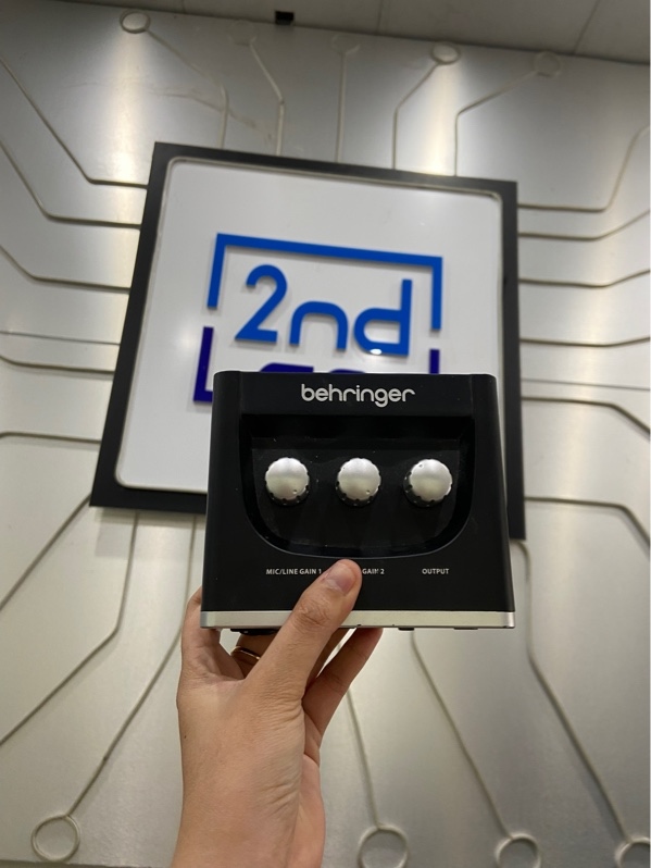 Soundcard Behringer U Phoria Um2 - Màu đen - Ngoại hình: 97% - Kèm nguồn