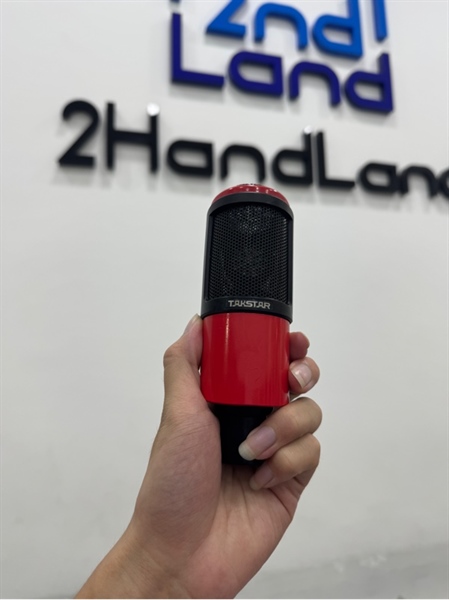 Soundcard Icon Upod Pro - Màu đen đỏ - Ngoại hình 97% - Kèm MICRO TAKSTAR PC K320 + dây nguồn + dây kết nối +tay gắn mic 2