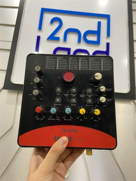 SoundCard Icon Upod Pro - Màu đen - Ngoại hình: 97% - Kèm đầy đủ dây kết nối