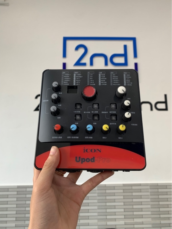 Soundcard Icon Upod Pro - Màu đen - Ngoại hình: 98% - Box