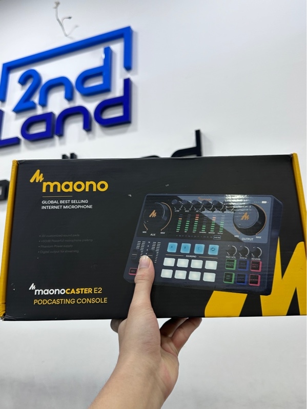 Soundcard Maonocaster AME2 - Màu đen - Ngoại hình: 97% - Kèm Box + Nguồn