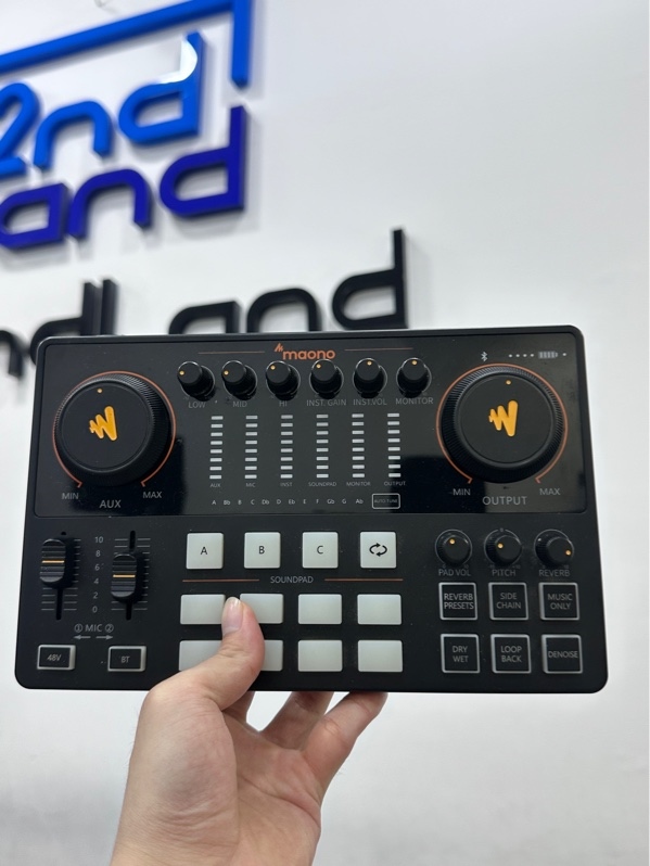 Soundcard Maonocaster AME2 - Màu đen - Ngoại hình: 97% - Kèm Box + Nguồn