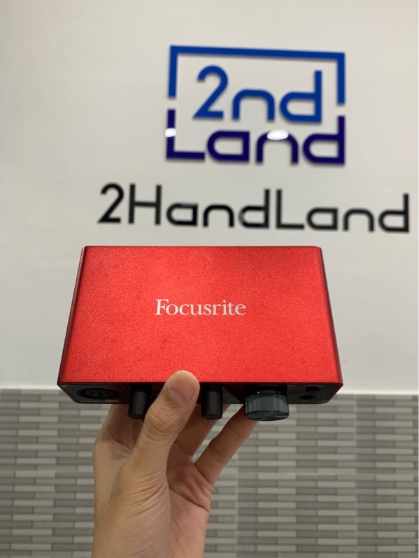 Soundcard Scarllet Solo Gen 3 - Màu đỏ - Ngoại hình: 98% - Fullbox