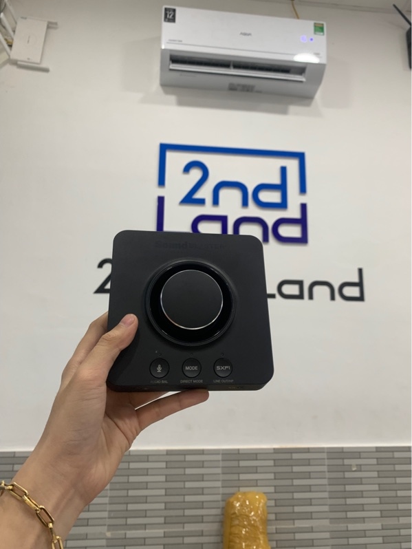 Soundcard sound blaster X3 - Màu đen - Ngoại hình: 98% - Body