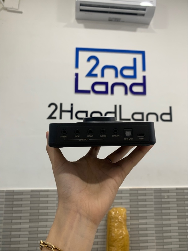 Soundcard sound blaster X3 - Màu đen - Ngoại hình: 98% - Body