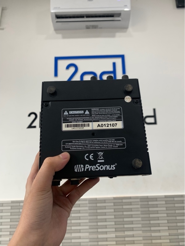 Soundcard thu âm presonus audiobox usb96 - Màu đen - Ngoại hình: 98% - Fullbox