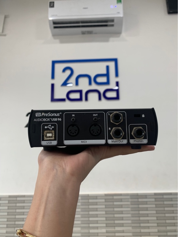 Soundcard thu âm presonus audiobox usb96 - Màu đen - Ngoại hình: 98% - Fullbox