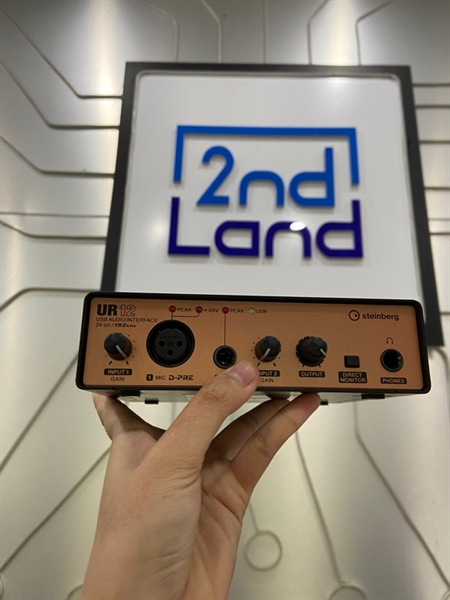 Soundcard UR12 - Màu đen - Ngoại hình: 97% - Kèm dây 6.5mm 1