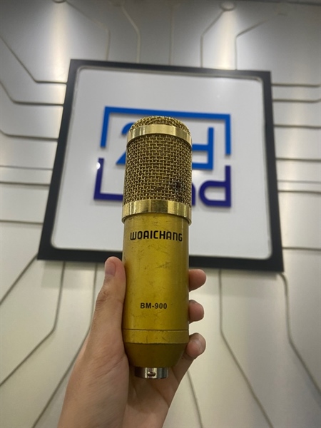 Soundcard XOX K10 10th Jubilee - Màu hồng - Ngoại hình: 96% - Kèm dây nguồn + dây Livestream dây 3.5 + micro Woaichang bm900 (màu vàng gold)