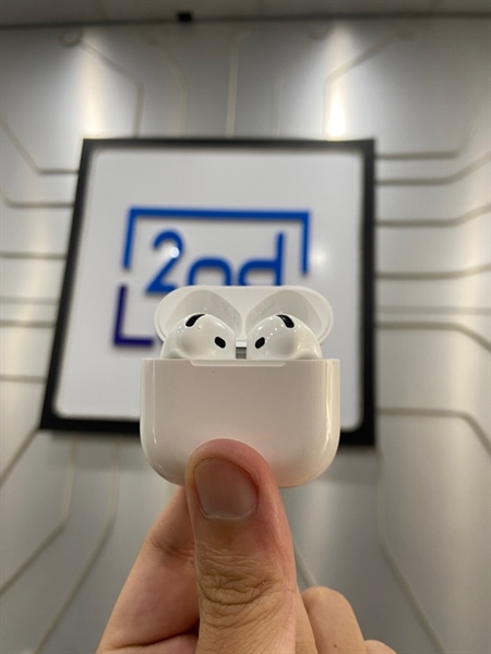 Tai nghe Airpod 4 - Màu trắng - Ngoại hình 98% - Fullbox - Còn BH đến 15/7/2026 2