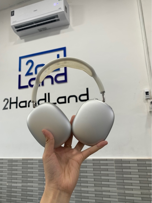 Tai nghe Airpod Max Lightning - Màu trắng - Ngoại hình: 97% - Giãn đệm đầu , đệm xấu - Body
