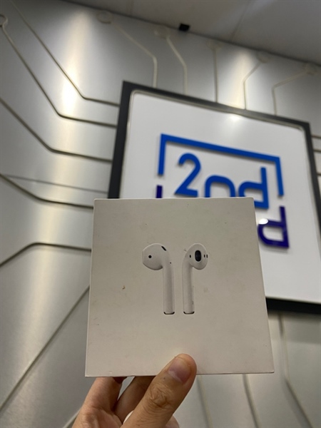 Tai nghe Airpods 2 - Màu trắng - Ngoại hình: 95% - Kèm Box
