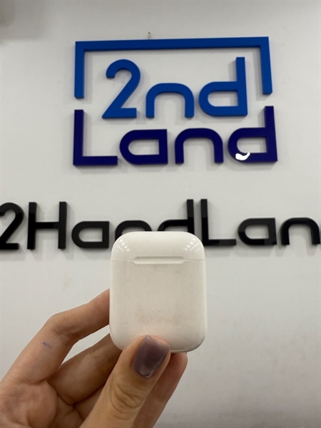 Tai nghe Airpods 2 - Màu trắng - Ngoại hình 96% - Case trầy , tai trầy - Body