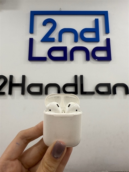 Tai nghe Airpods 2 - Màu trắng - Ngoại hình 96% - Case trầy , tai trầy - Body 1