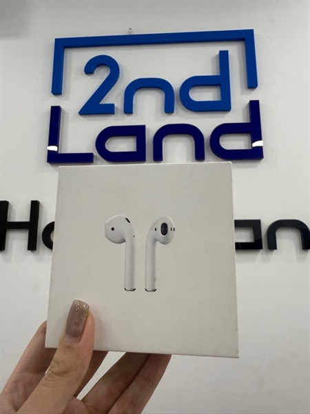Tai nghe Airpods 2 - Màu trắng - Ngoại hình 97% - Case trầy , ố - Box