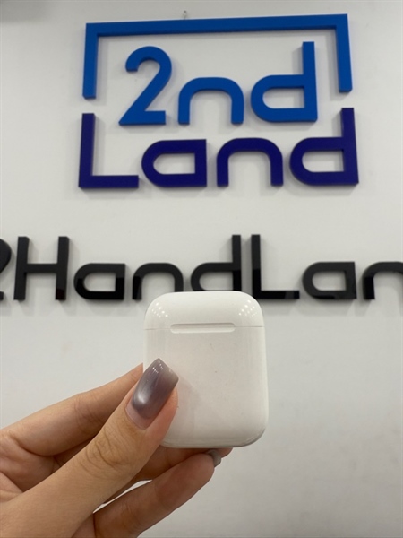 Tai nghe Airpods 2 - Màu trắng - Ngoại hình 97% - Case trầy , tai ố - Kèm Box 1