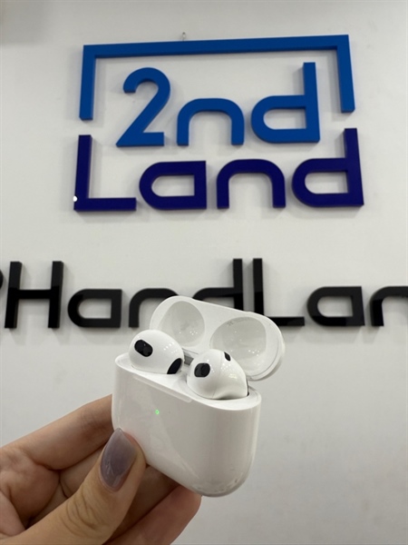 Tai nghe Airpods 3 - Màu trắng - Ngoại hình 98% - Bản lề hở - Body 2