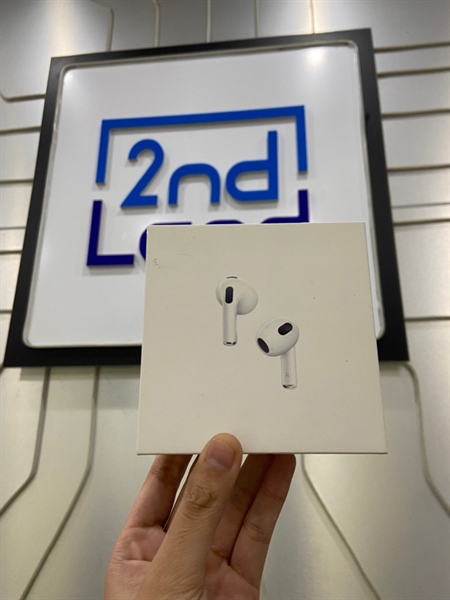 Tai nghe Airpods 3 - Màu trắng - Ngoại hình: 98% - Mất tìm - Kèm Box