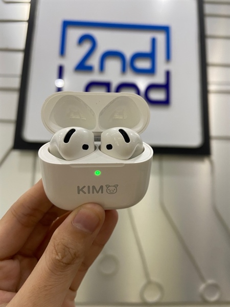 Tai nghe Airpods 4 - ANC - Bản khắc tên - Màu trắng - Ngoại hình: 97% - body - Còn bảo hành hãng đến 25/08/2026 1