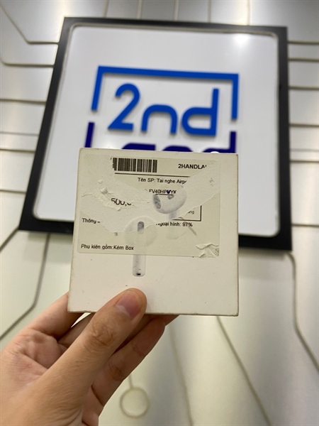 Tai nghe Airpods 4 - ANC - Màu trắng - Ngoại hình: 97% - Trầy dăm - Kèm Box - Còn bảo hành hãng đến 17/08/2026