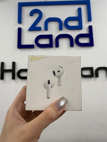 Tai nghe Airpods 4 ANC - Màu trắng - Ngoại hình 98% - Kèm Box