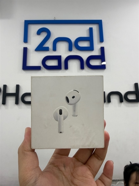Tai nghe Airpods 4 ANC - Màu trắng - Ngoại hình 98% - Mất tìm - Kèm Box