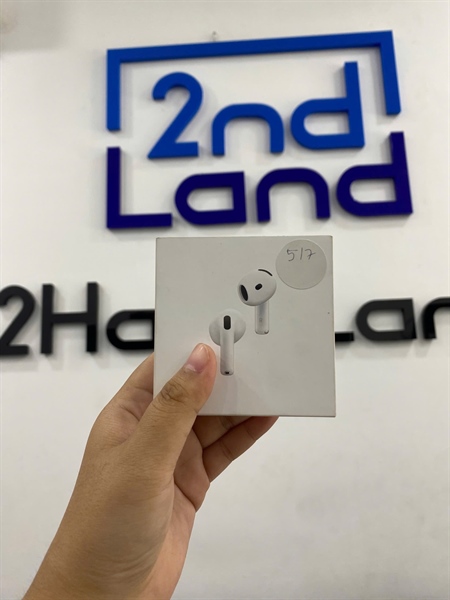 Tai nghe Airpods 4 ANC - ZP/A - Màu trắng - Ngoại hình 97% - Case trầy - Box