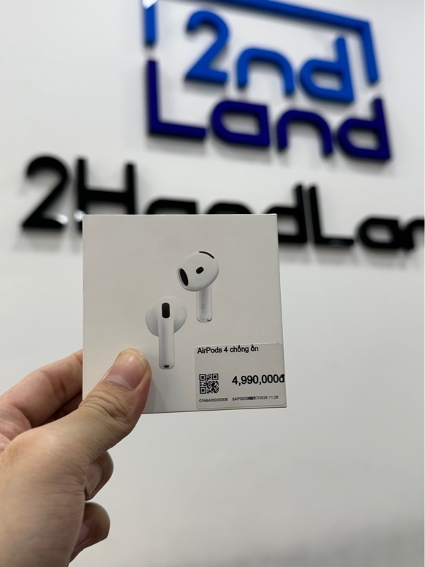 Tai nghe Airpods 4 - Bản ANC - Màu trắng - Newseal