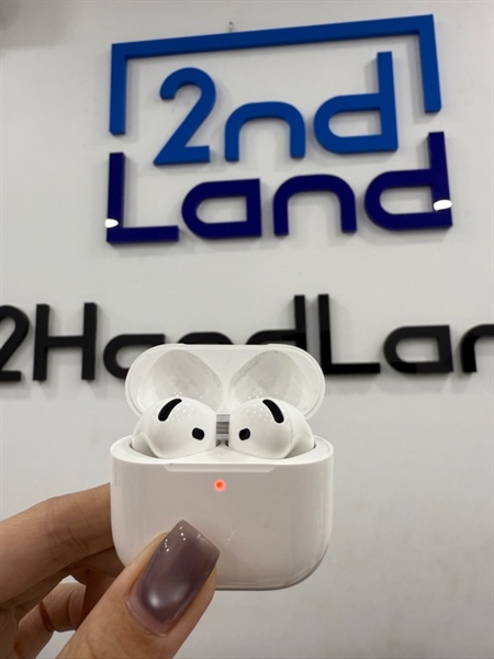 Tai nghe Airpods 4 bản ANC - Màu trắng - Ngoại hình 98% - Kèm Box 2