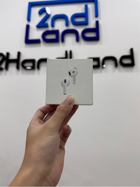 Tai nghe Airpods 4 - Bản ANC - Màu trắng - Ngoại hình 99% - Box 3